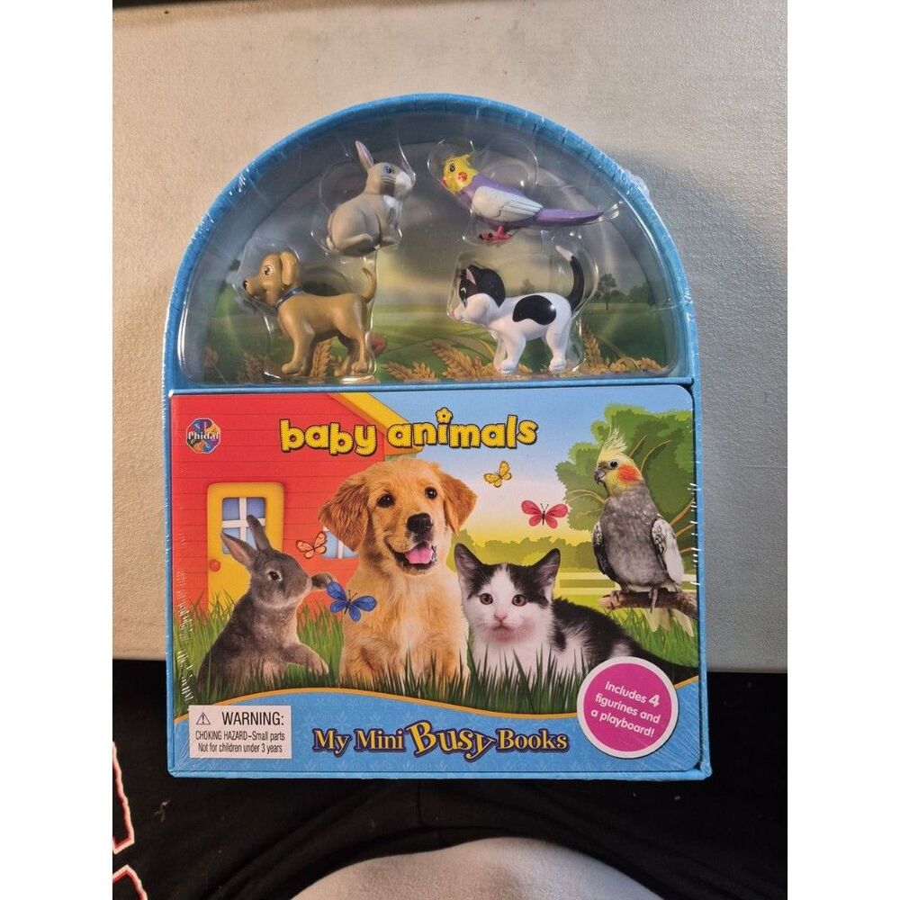 Baby Animals My Mini Busy Books with Blue Packaging - Playset